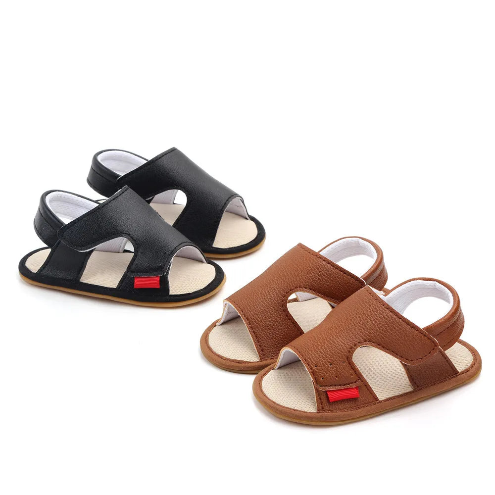 Fashionn Infant Baby Boy Sandales Toddler Summer Shoes Newborn Bebes Soft Rubber Sole Footwear for 1 Year Trainers Girl Sandalen