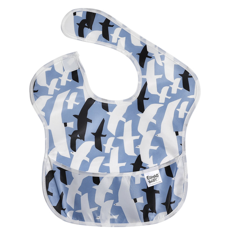 1Pcs Baby Bibs TPU Waterproof Feeding Bibs Unisex Washable Fashion Bibs for Girls & Boys Stain and Odor Resistant