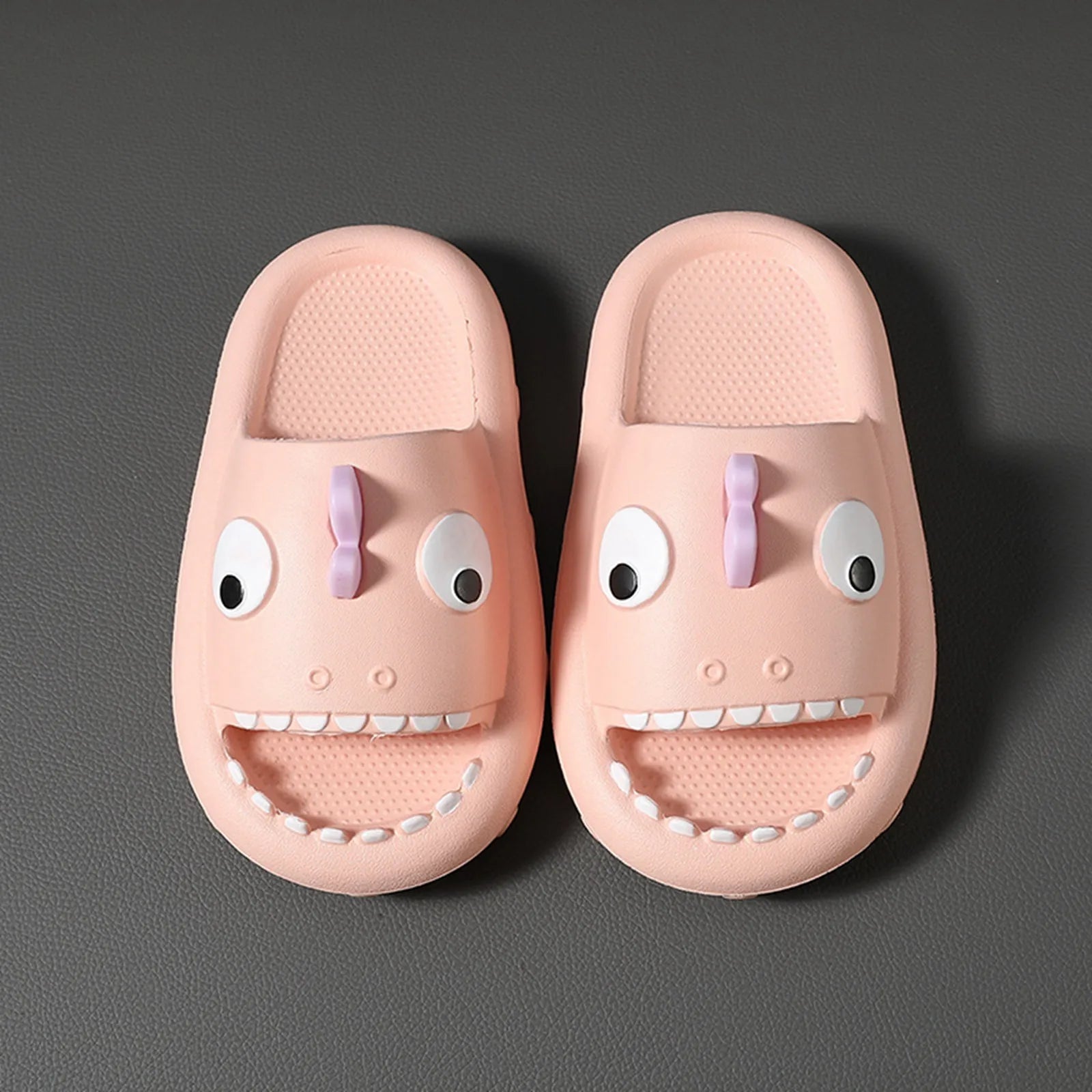 Children Slippers Kids Sandals Parent-Child Shoes Cartoon Shark Summer Boys Girls Baby Soft Sole Anti-Slip Beach Shoes