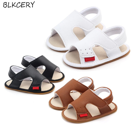Fashionn Infant Baby Boy Sandales Toddler Summer Shoes Newborn Bebes Soft Rubber Sole Footwear for 1 Year Trainers Girl Sandalen