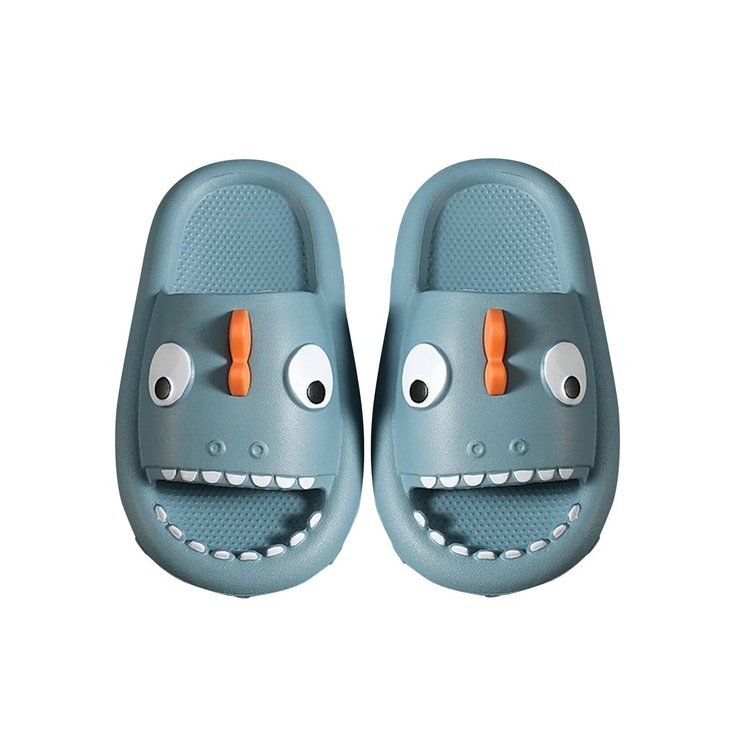 Children Slippers Kids Sandals Parent-Child Shoes Cartoon Shark Summer Boys Girls Baby Soft Sole Anti-Slip Beach Shoes